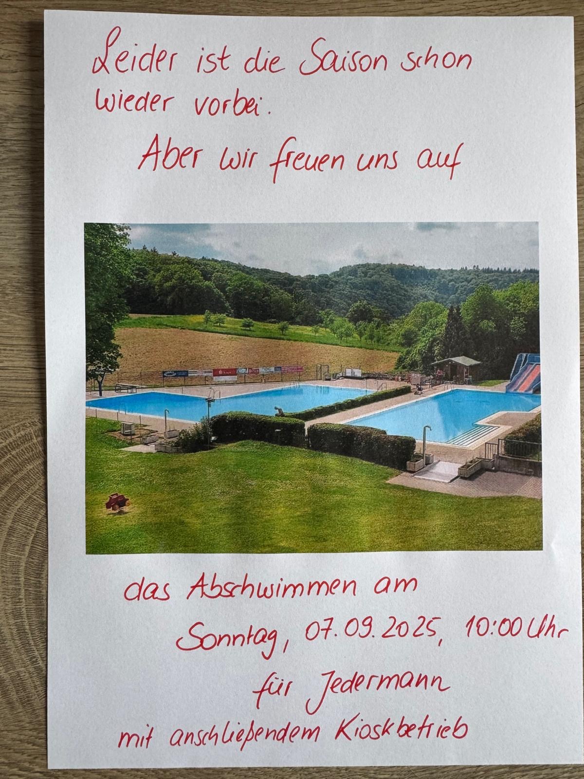 Du betrachtest gerade Abschwimmen 7.9.2025